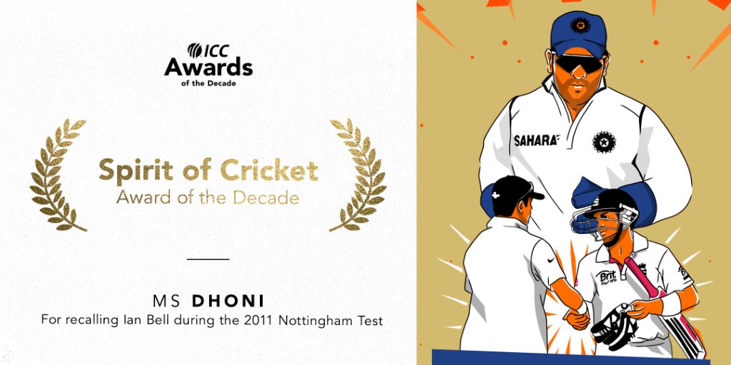 Kohli named ICC Male Cricketer of the Decade, Dhoni fetches 'Spirit of Cricket' honour