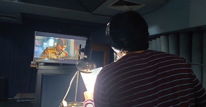 raviteja in krack dubbing