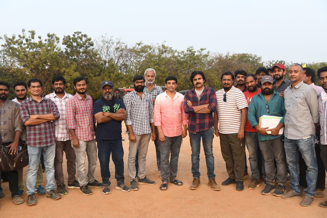 Pawan Kalyan on VakeelSaab sets