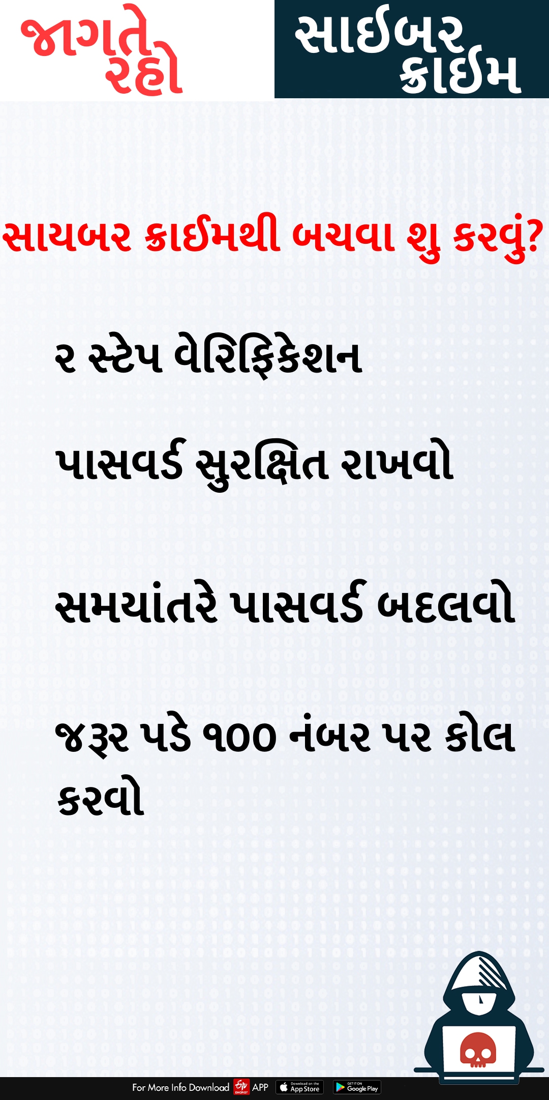 સાયબર ક્રાઈમના ભોગ ન બનીએ તે માટે શું કરવું અને શુ ના કરવું જાણો અહેવાલ...