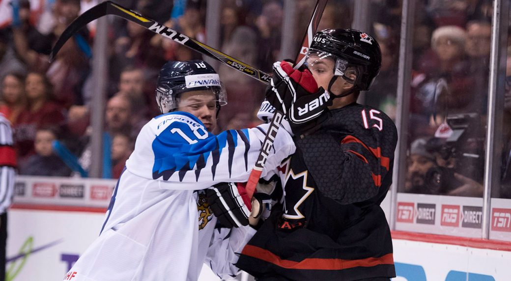 World junior hockey championship: Finland vs canada