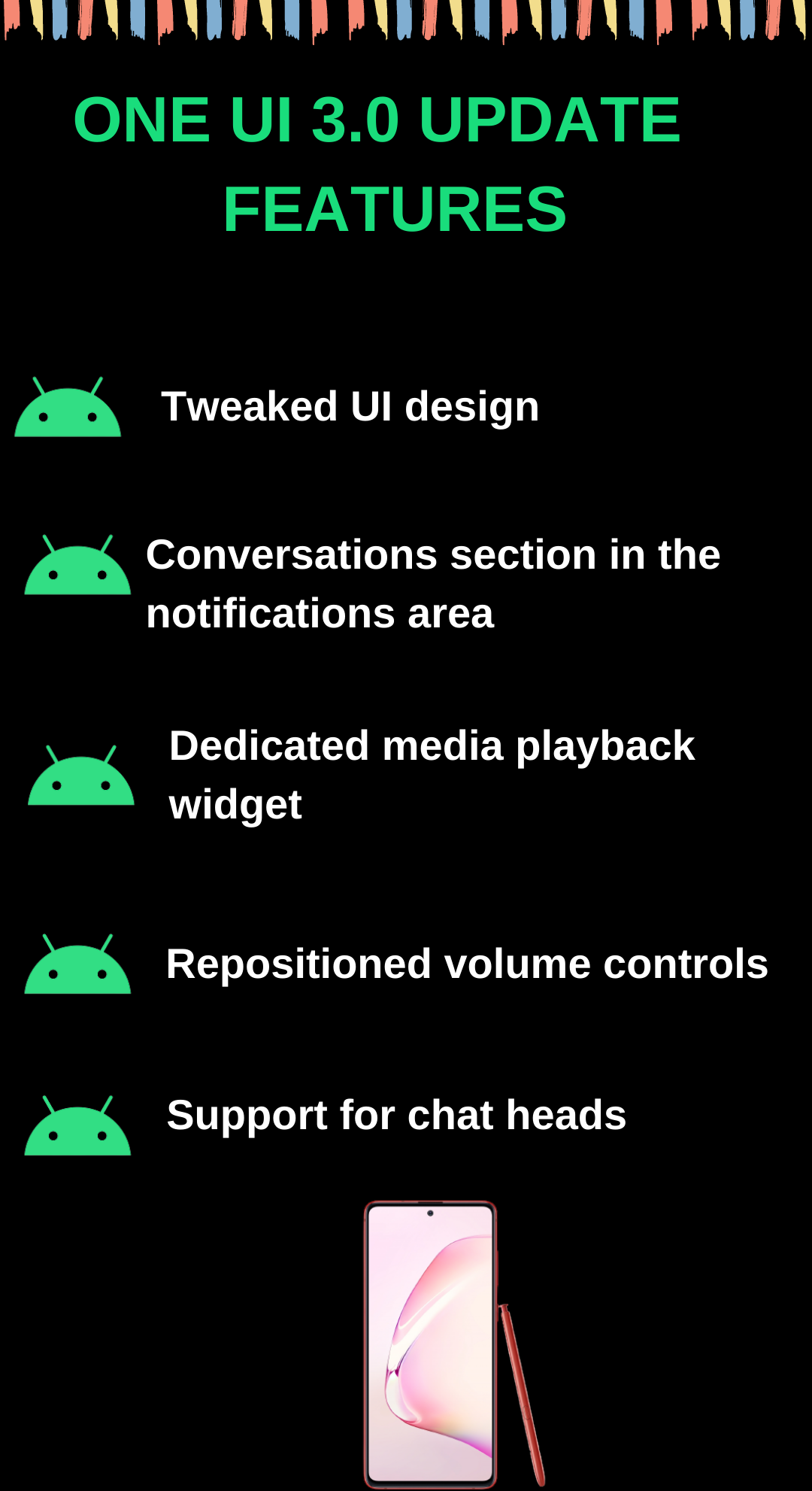 Android 11, One UI 3.0 update