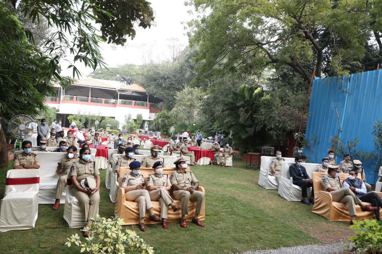 police officers celebrated new year in hyderabad