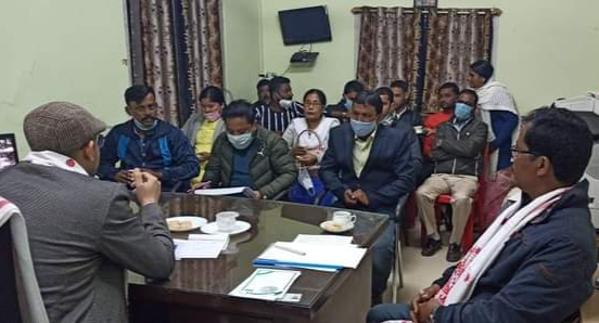 dibrugarh administration discussion at municipality office