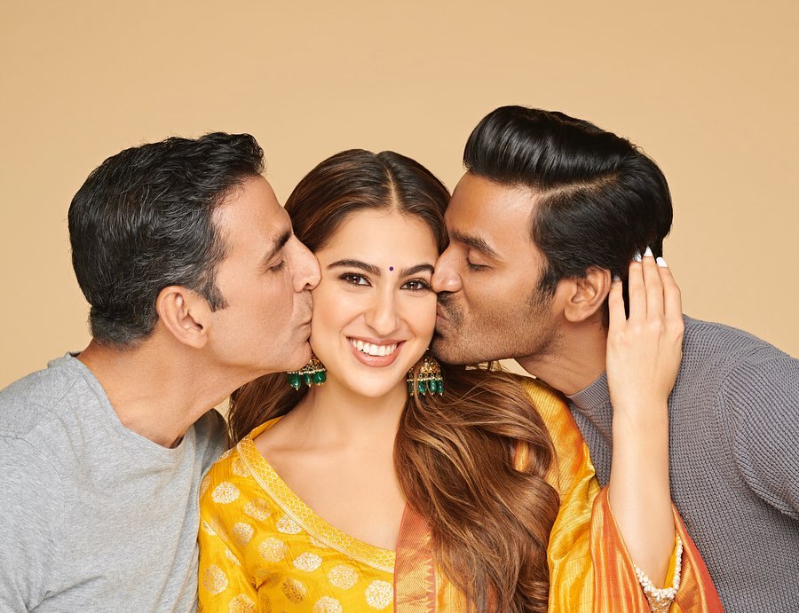 dhanush, sara ali khan ,dhanush