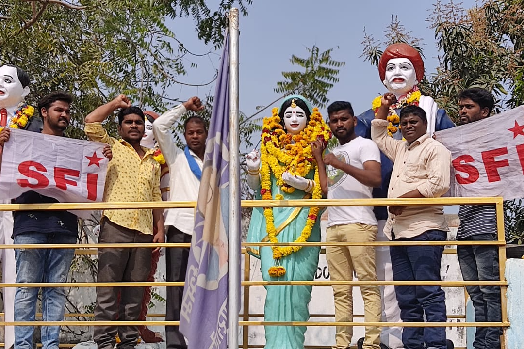 Savitribai Poole Jayanti celebrations in Nizamabad