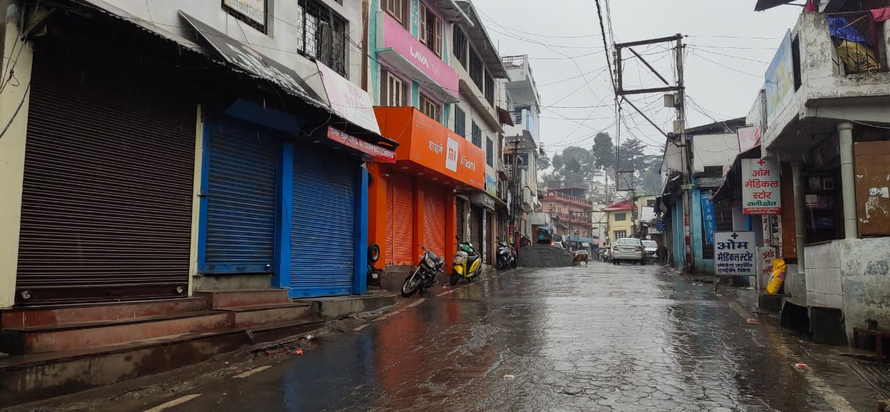 ranikhet market closed