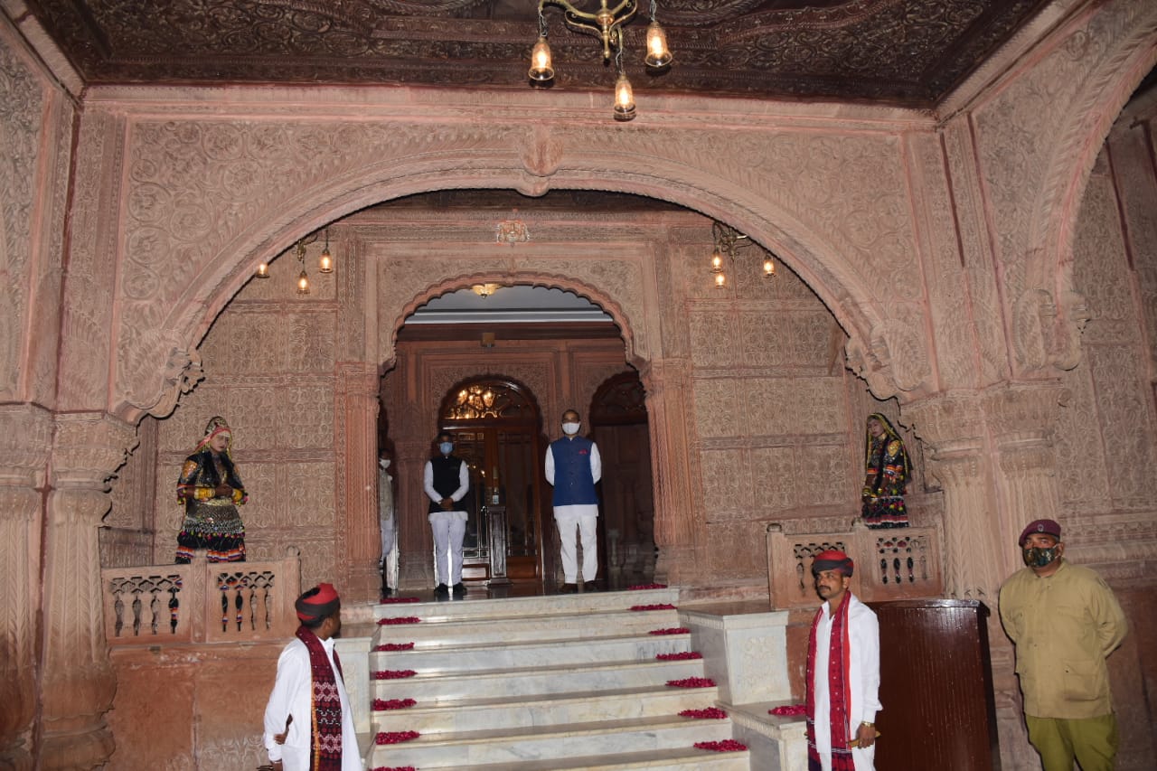 Presidents family reached Bikaner on a three day personal visit etv bharat news