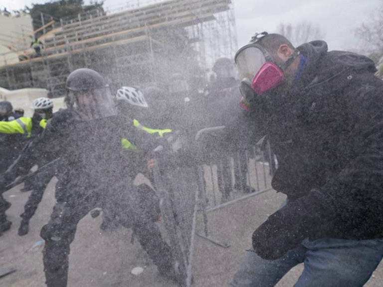 US Capitol locked down as Trump supporters clash with police; security breach reported