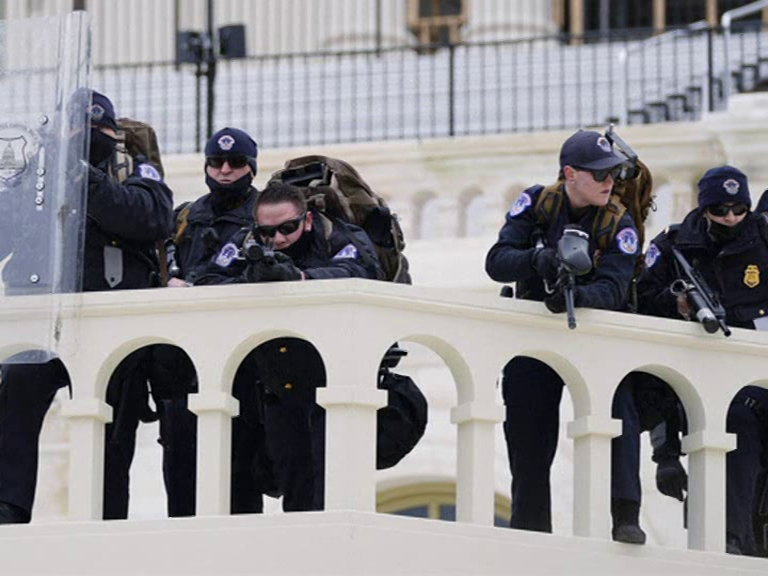 US Capitol locked down as Trump supporters clash with police; security breach reported