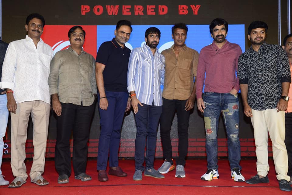 mass maharaja raviteja in 'krack' pre release event