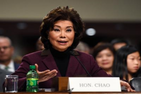 US Transportation Secretary Elaine Chao