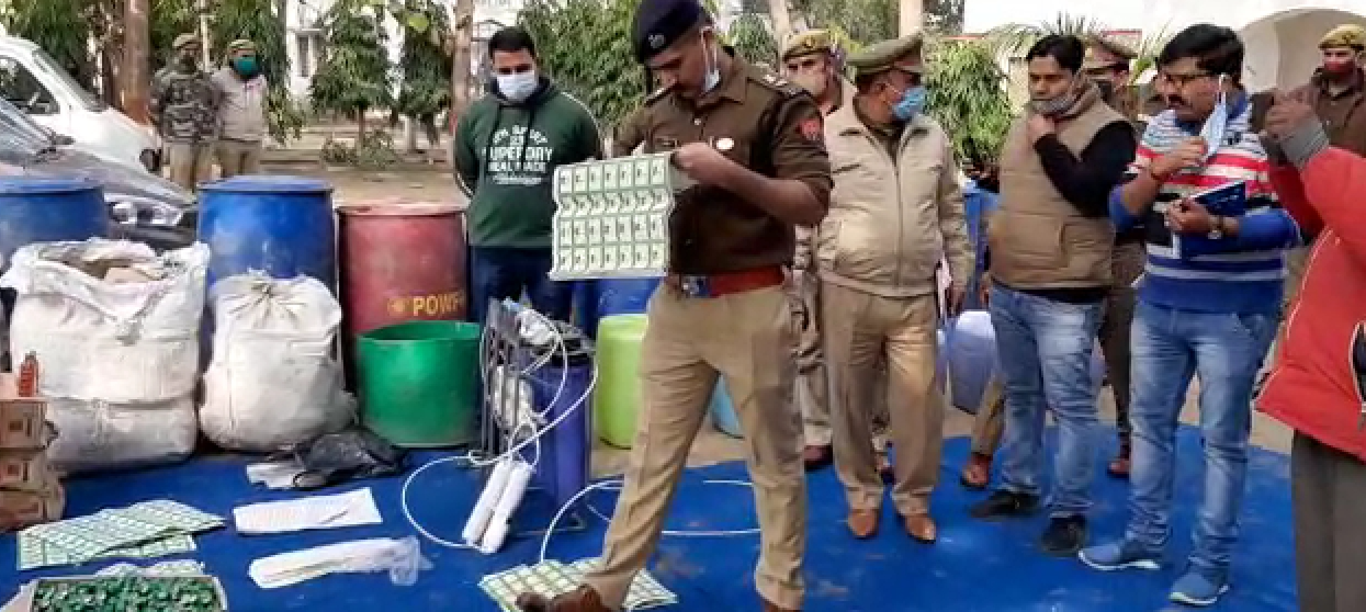 poisoning brewery factory busted in muzaffarnagar