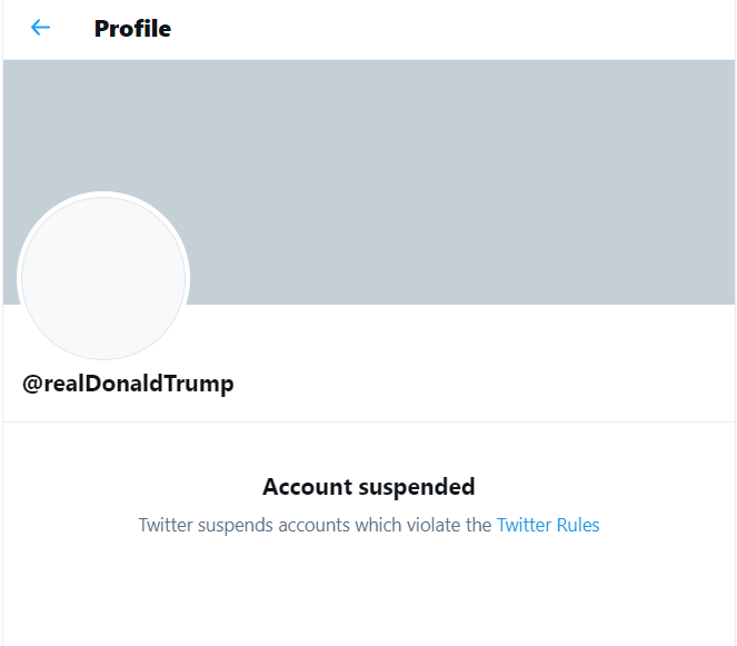 Twitter permanently suspends Trump from its platform