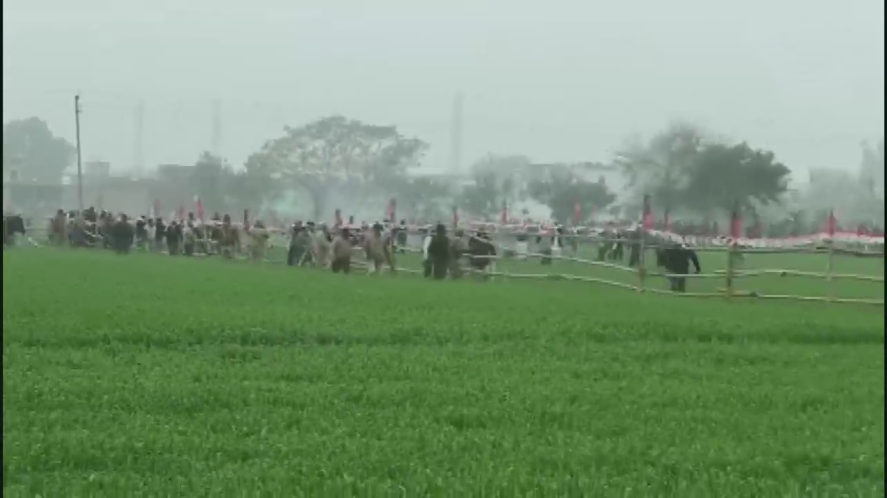 farmers came to protest against kisan panchayat meeting in haryana