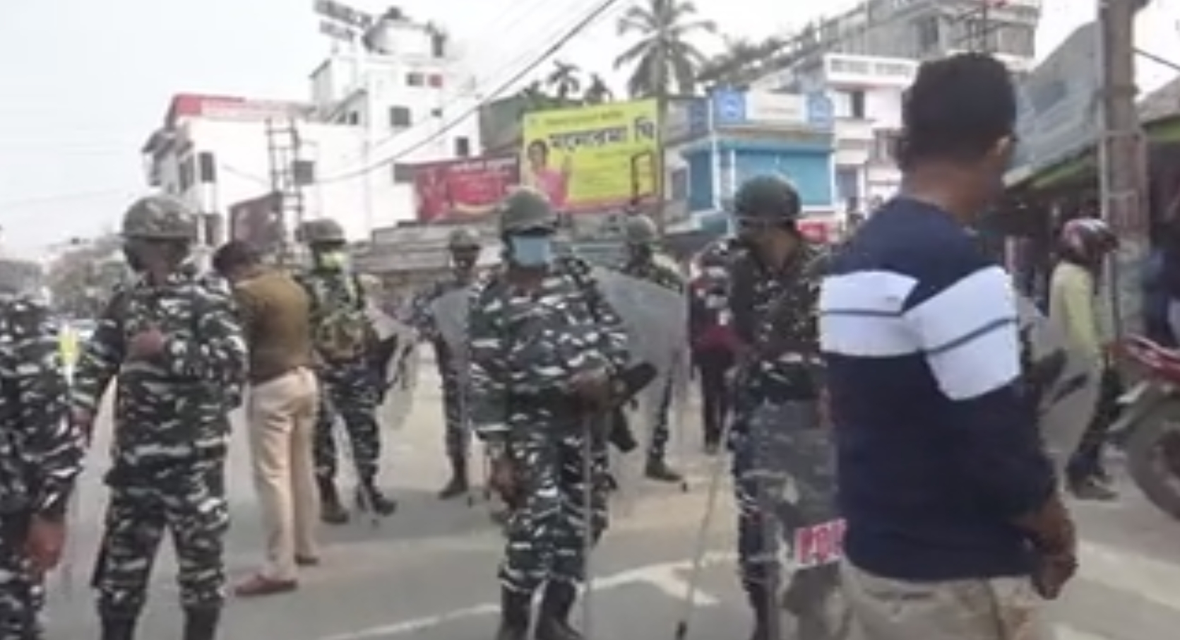 tripura teacher protest going on