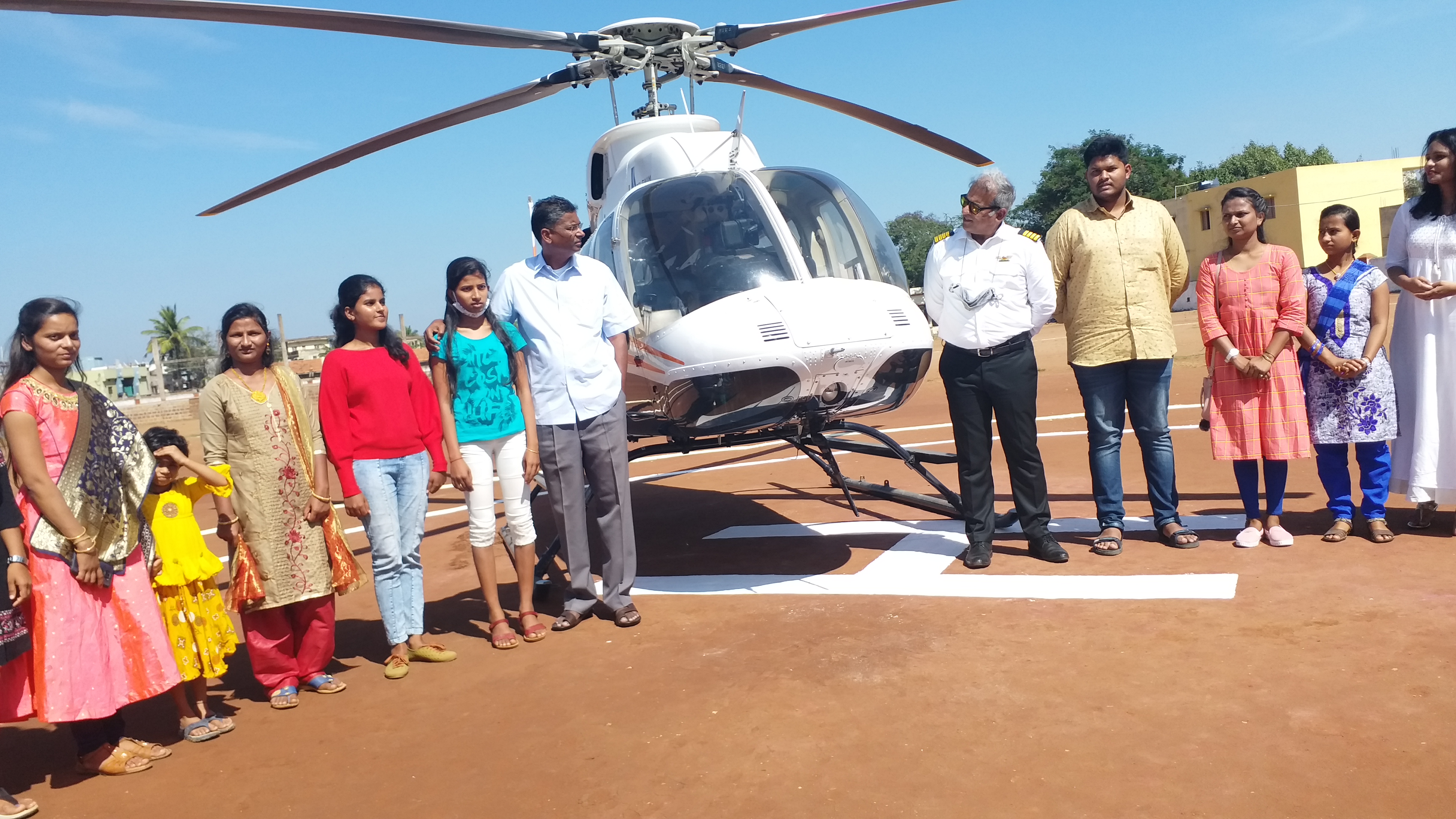 helicopter ride offered winners