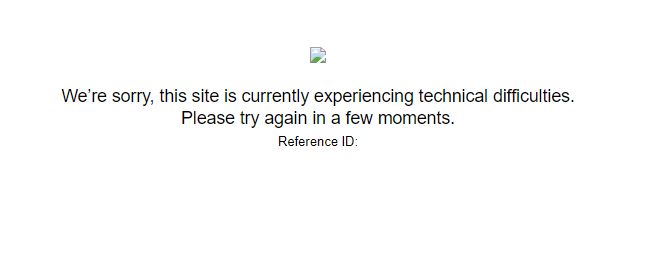 After some time the messages were removed and the site was down and displayed the following message: 