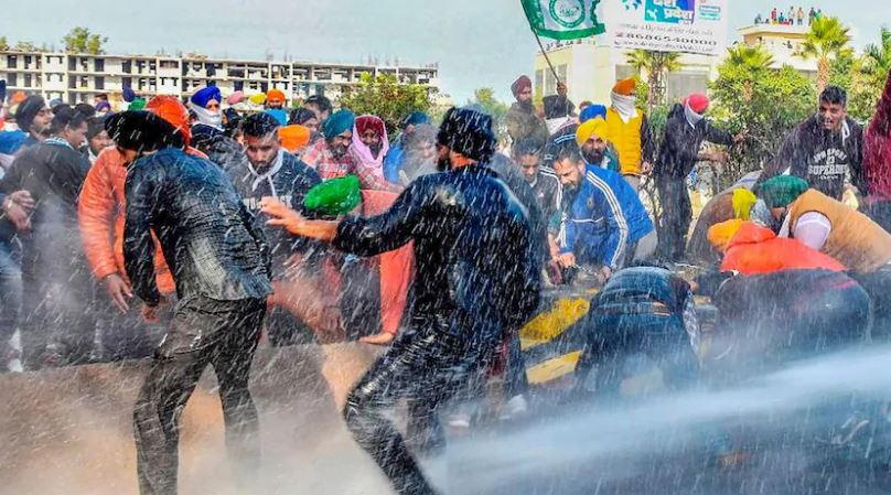 farmers protest