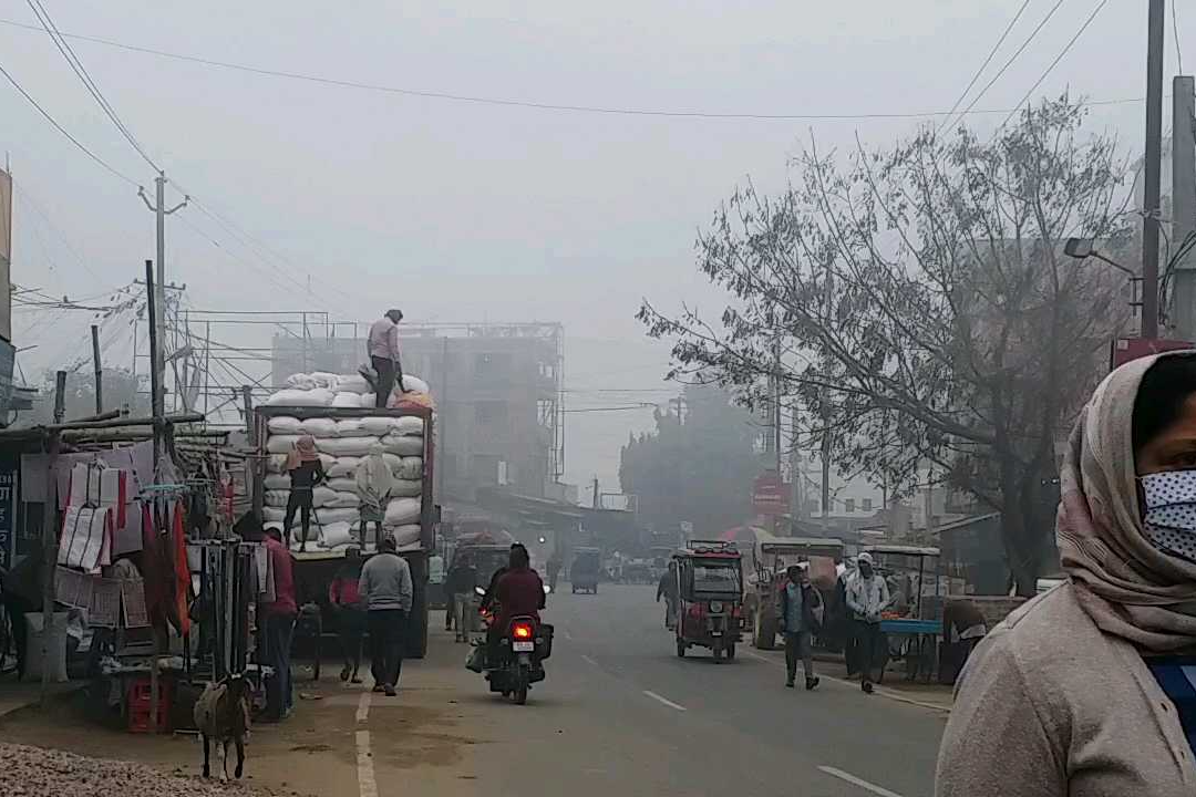 cold wave in lakhisarai