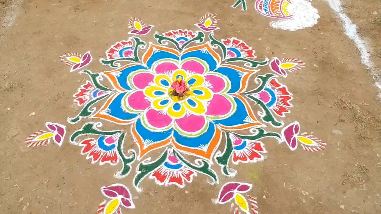 rangoli-competition-at-kagaznagar-in-kumurambheem-district