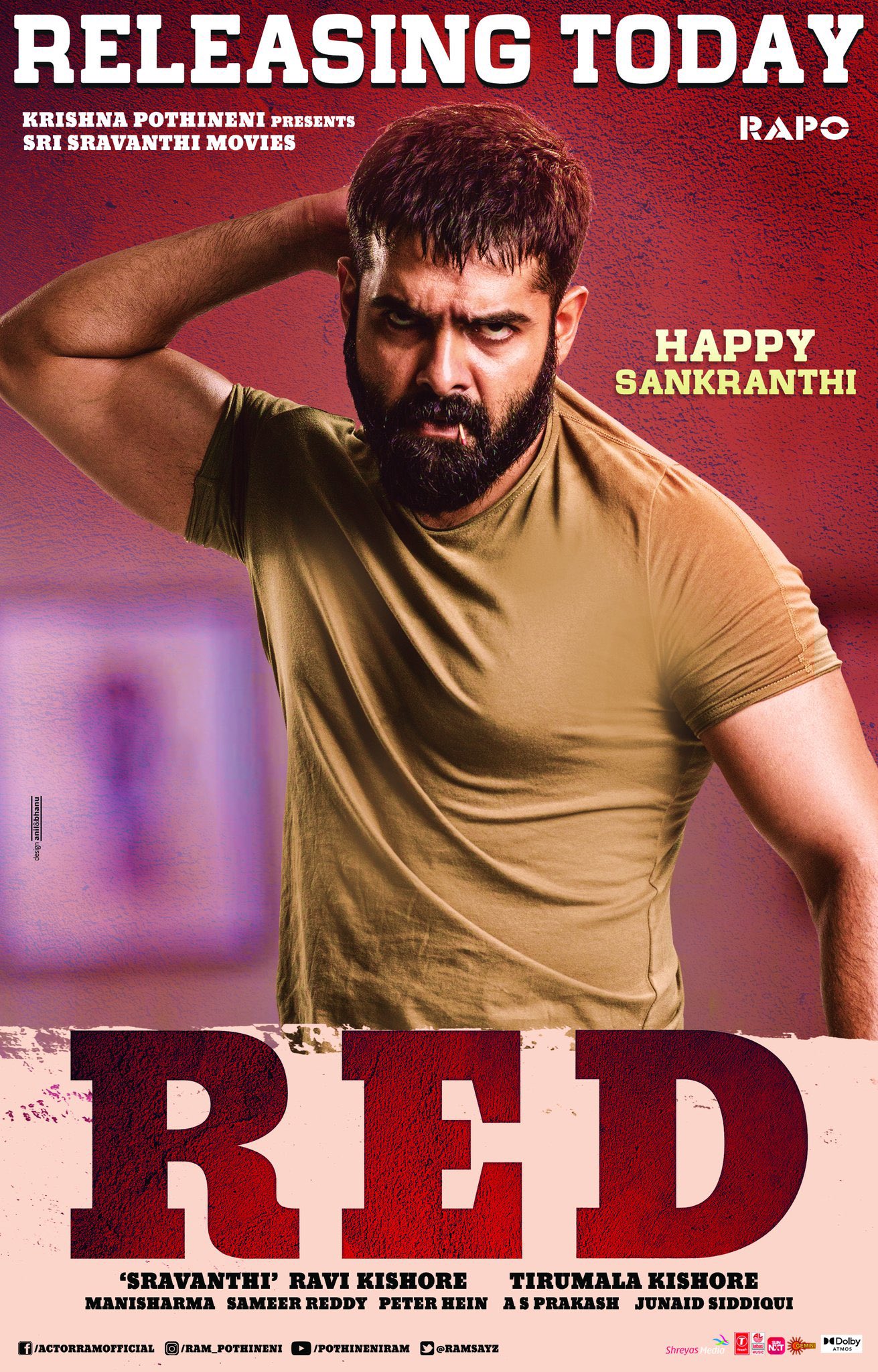 ram pothineni RED movie telugu review