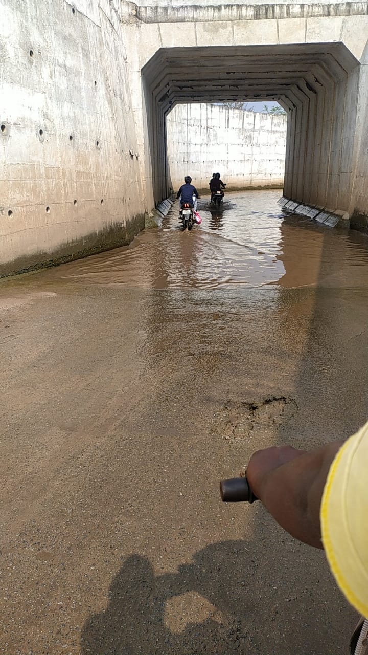 Solve the railway underpass problem