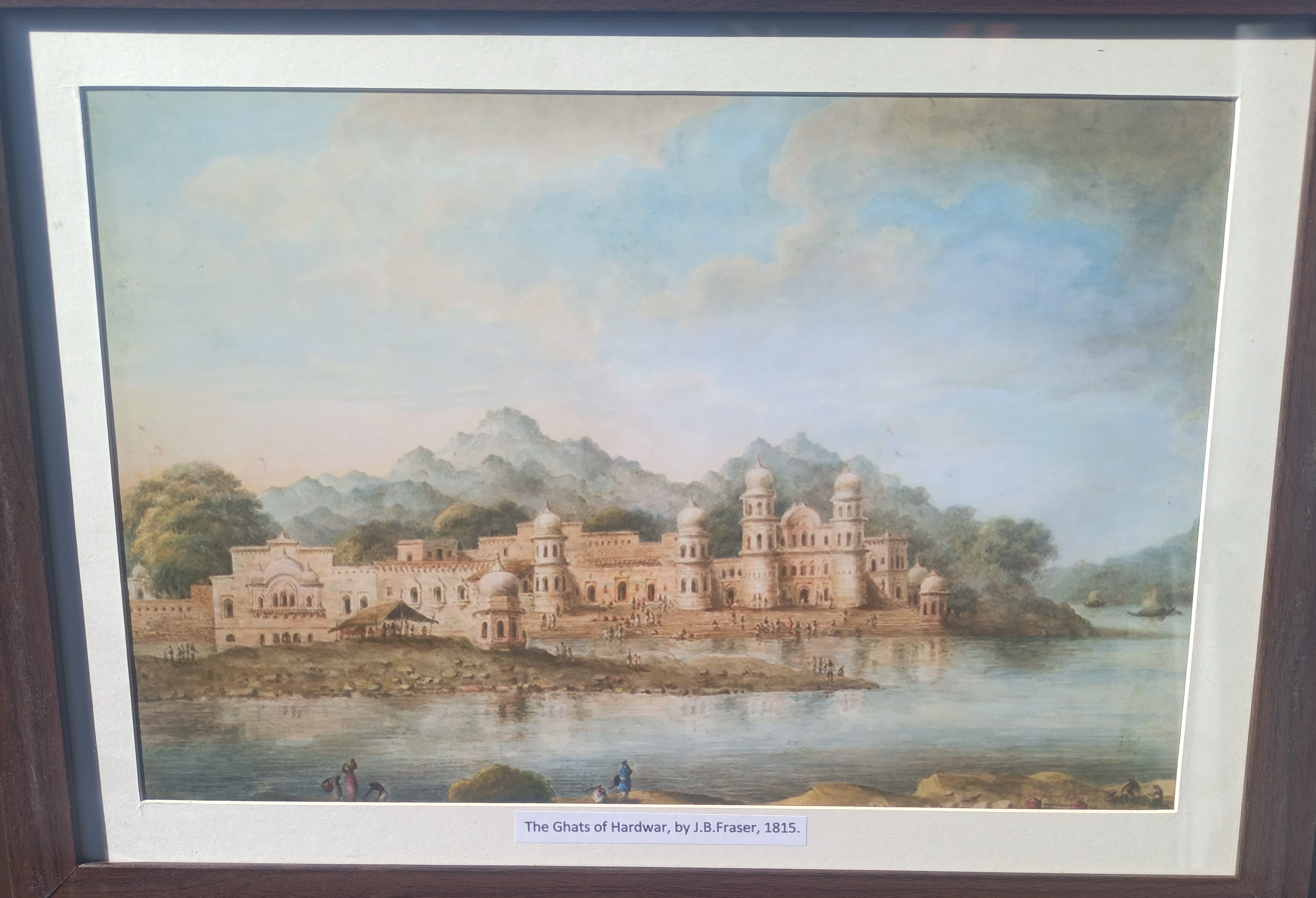 Ghats of Haridwar in 1815.