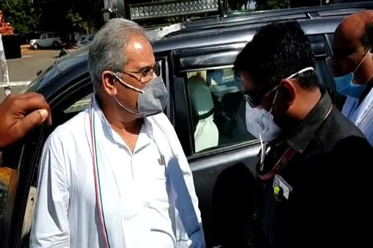 Chief Minister Bhupesh Baghel visits Balodabazar and Mahasamund