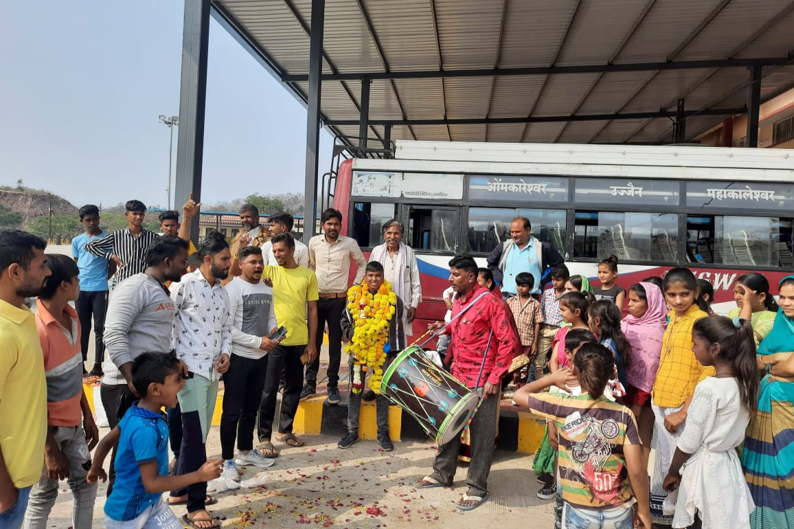 Sharada received a warm welcome upon arrival