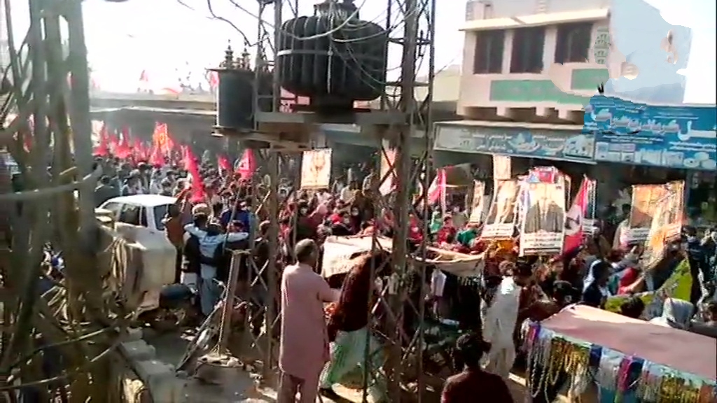 Placards of PM Modi in pakisthan