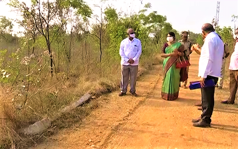 margadarsi-md-sailaja-kiran-visit-gurramguda-reserved-forests-in-rangareddy-district