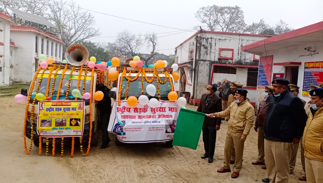 road safety month started in uttar pradesh