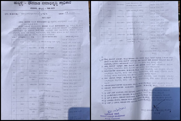 Road encroachment clearrence operations in dharwad