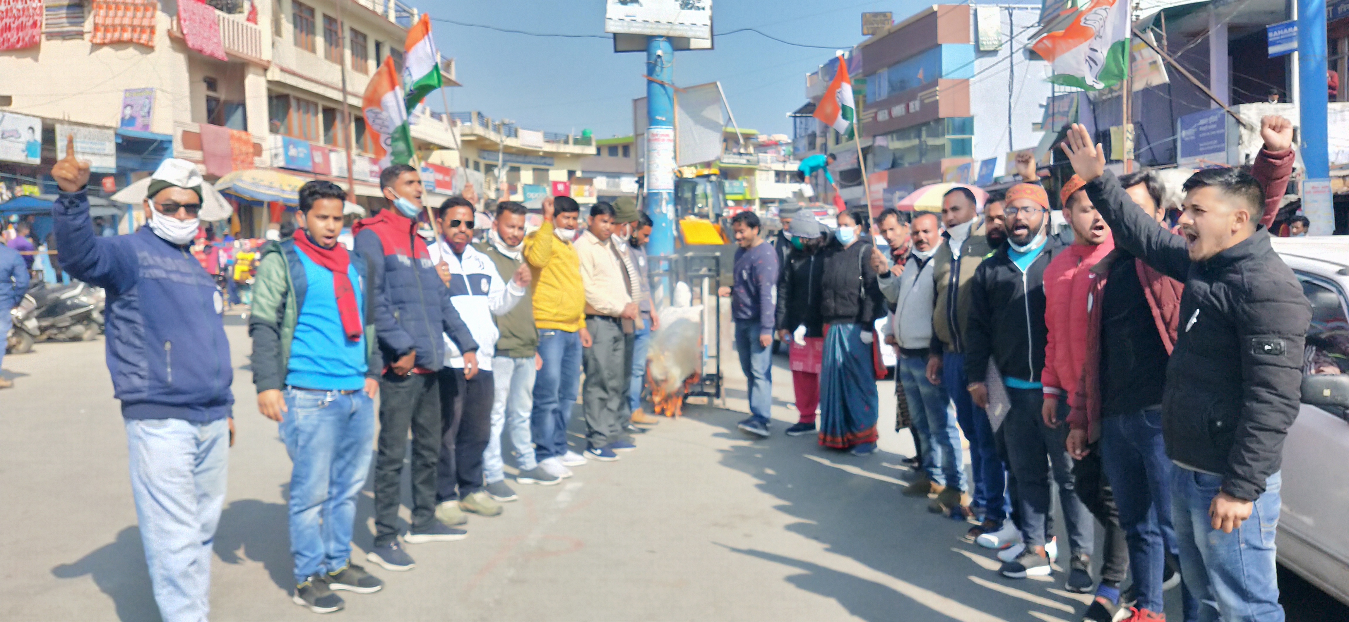 congress-protest-against-inflation-in-uttarakhand