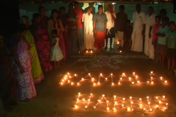 People of Tamil Nadu lit diyas in Thulasendrapuram, the native village of the mother of US Vice President-elect Kamala Harris ahead of her swearing-in.