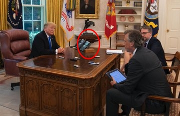 President Biden appears to have removed the red button Trump used to order Diet Cokes from his Oval Office desk