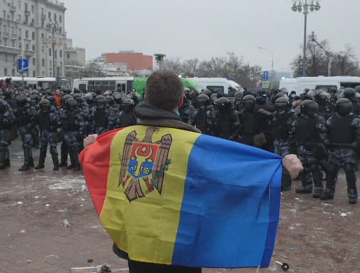 Pro Navalny protesters