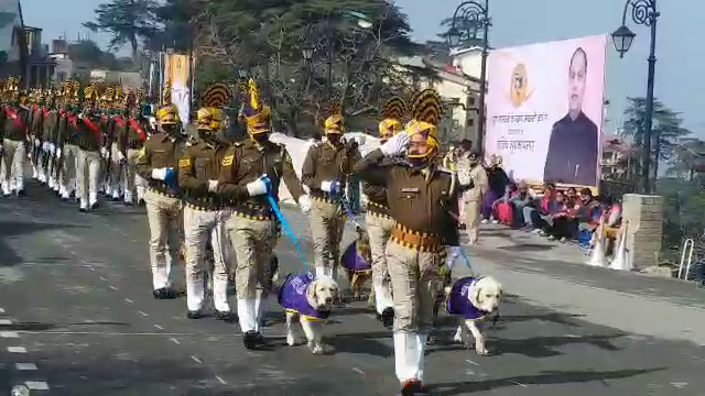 Parade rehearsal started for 50th Golden Jubilee celebrations of Himachal on 25 January