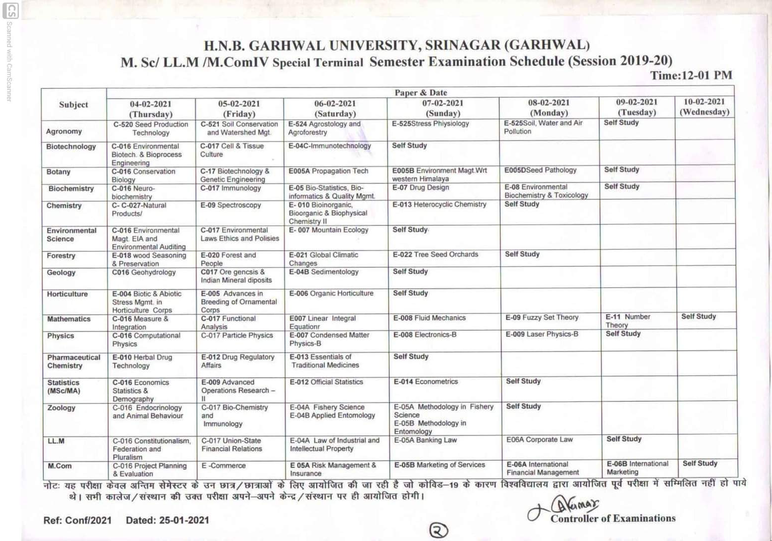 hnb garhwal university