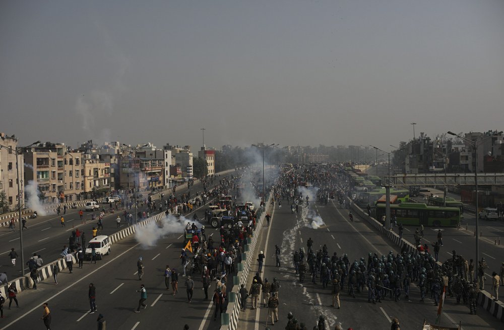 Tractors bring protests into Indian capital on Republic Day