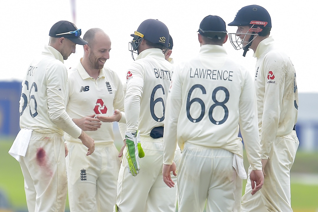 Jack Leach has claimed 10 wickets during England's tour of Sri Lanka.