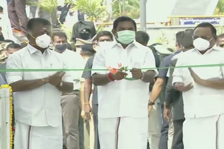 People throng Marina Beach in Chennai where Chief Minister