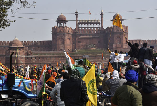 delhi farmers violence