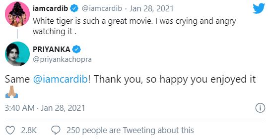 cardi b praised priyanka chopra