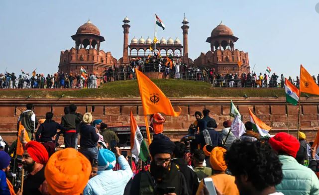 Farmers in Red Fort