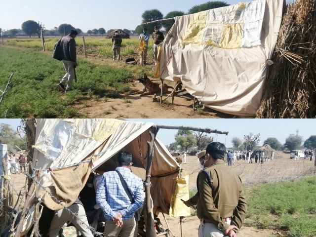 झोपड़ी में मिला शव  खंडेला की खबर  सीकर की खबर  News of Sikar  Khandela news  Dead body found in a hut