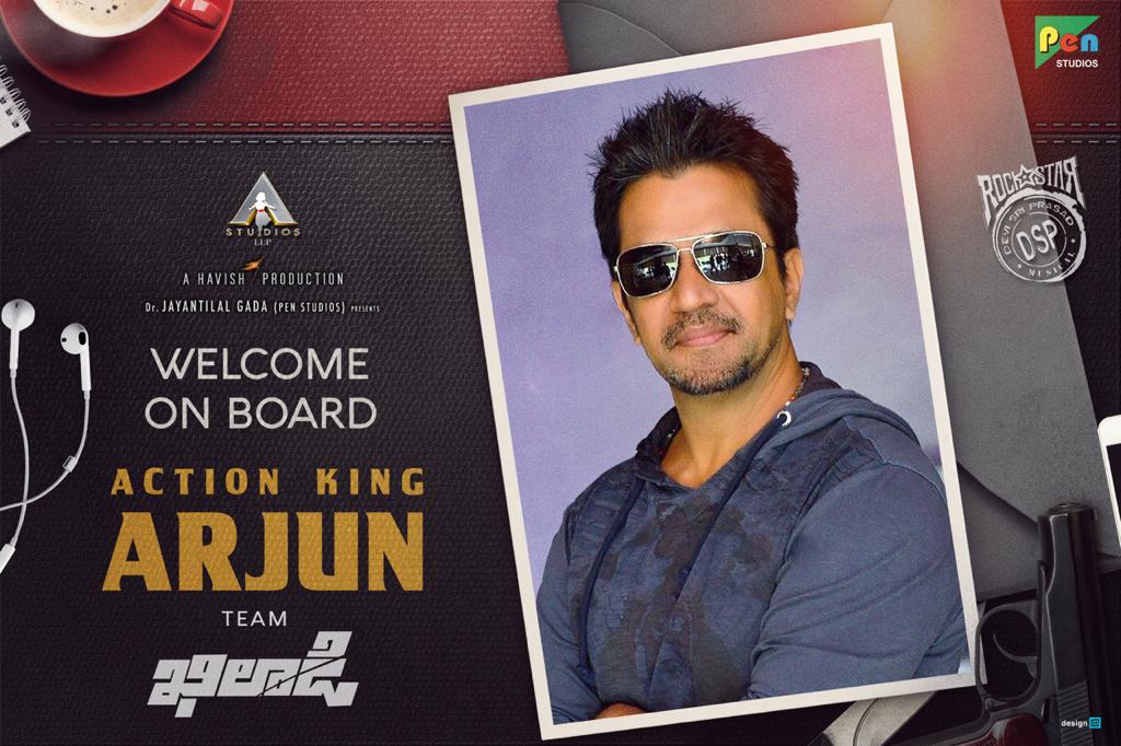 Khiladi movie welcomes Action King Arjun on board