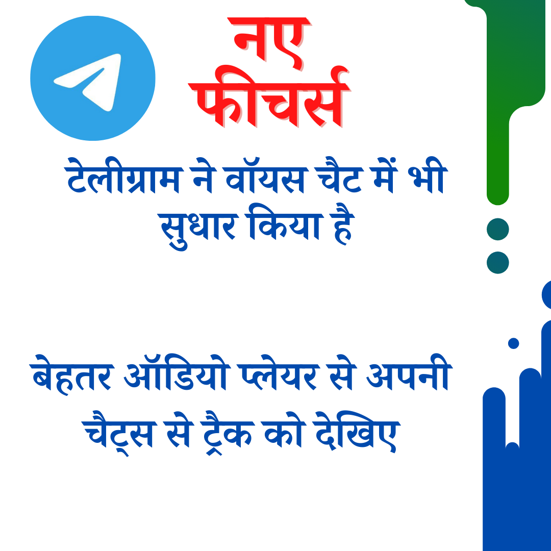 Telegram adds new features, टेलीग्राम