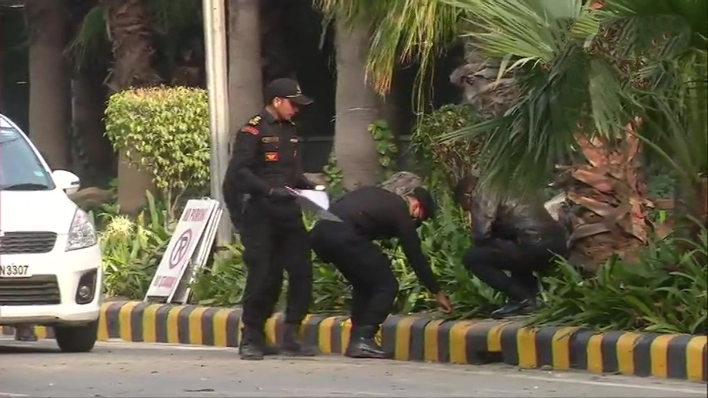 national security guard team arrives israel embassy  to examine characteristics of explosives used